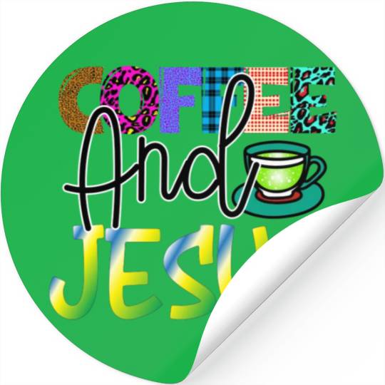 Coffee And Jesus Stickers