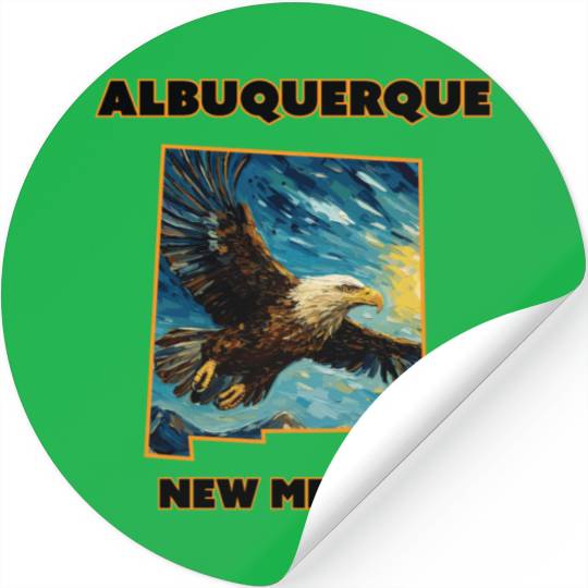 New Mexico - Eagle Stickers