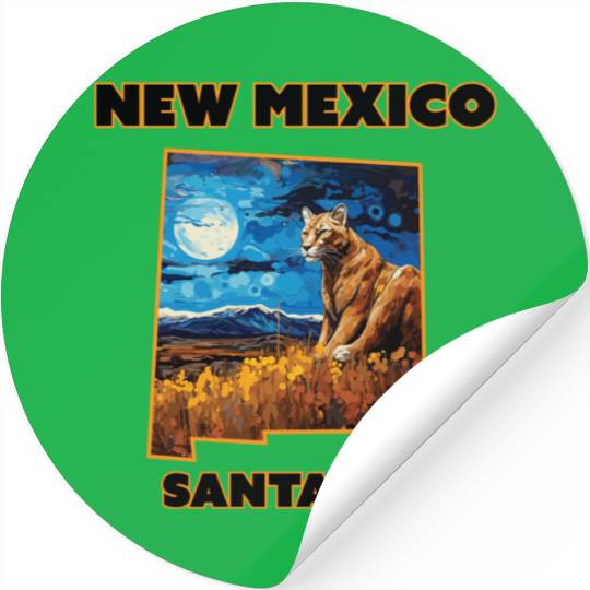 New Mexico - Cougar Stickers