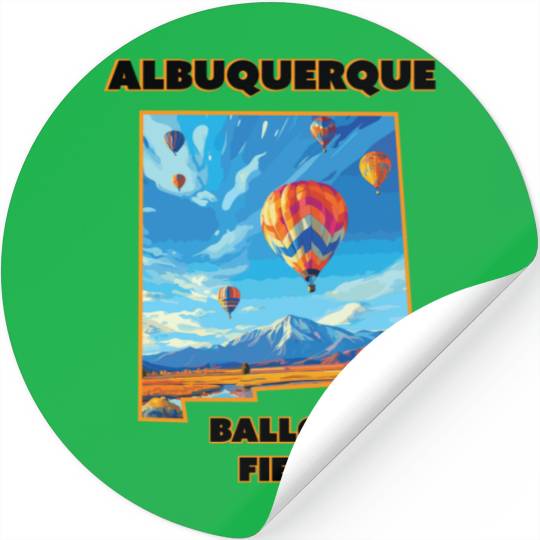 New Mexico Balloon Festival Stickers