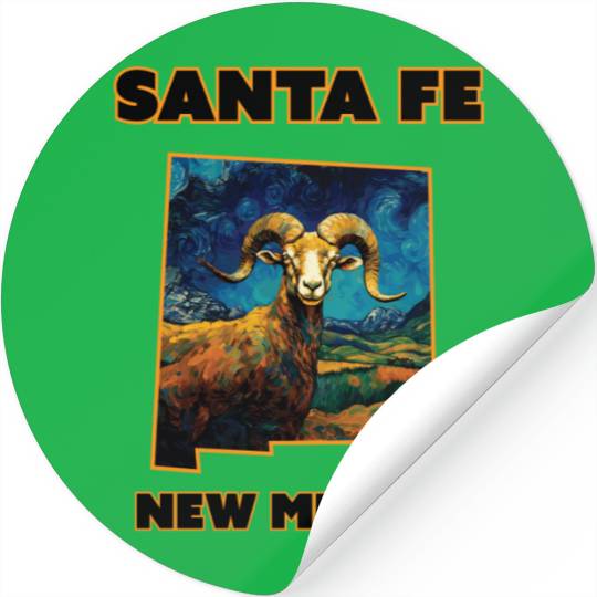 New Mexico - Big Horn Sheep Stickers