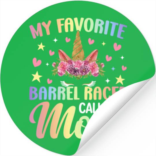 Racing Horse Riding Stickers