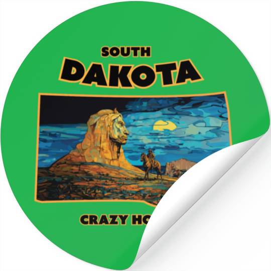 South Dakota - Crazyhorse Stickers