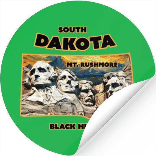 South Dakota - Mount Rushmore Stickers