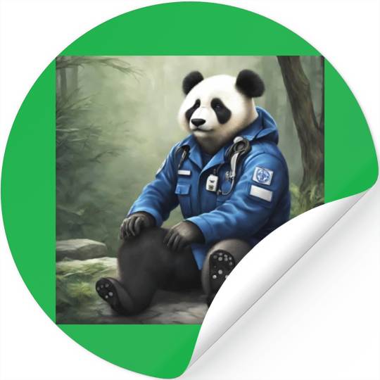 Paramedic Panda Stickers