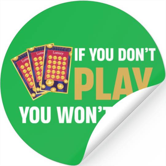 My Retirement Plan Funny Lottery Gambler Dealer Stickers
