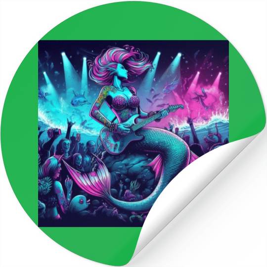 rock and roll under the sea Stickers