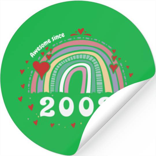 Awesome 2002 - 21st Birthday w/ Cute Vintage Stickers