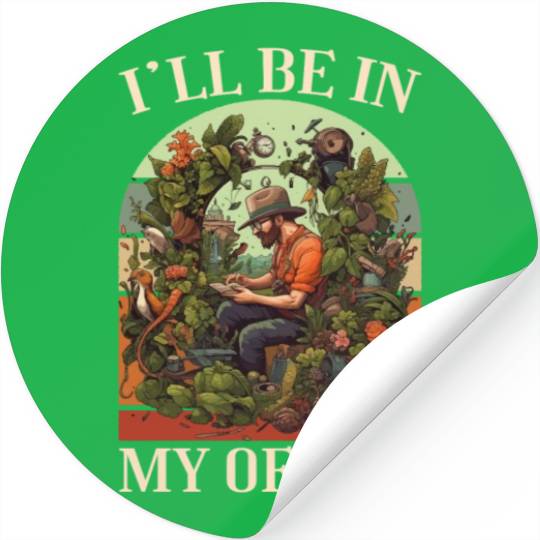 Gardening Garden-plants Landscape-Gardener sayings Stickers