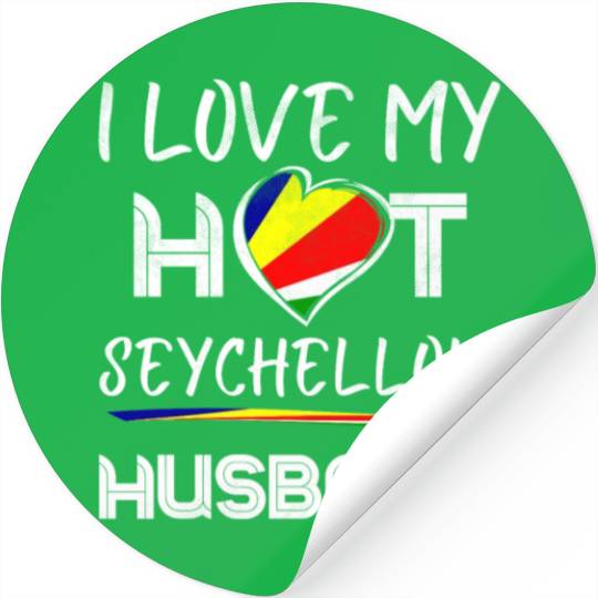 Seychellois Husband Proud Wife Stickers