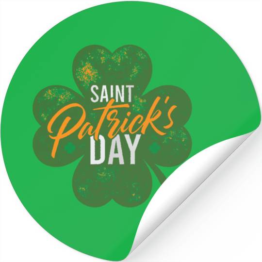 Irish Shamrock Stickers