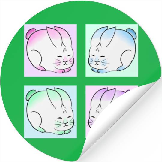 Bunny Ball Brigade Stickers