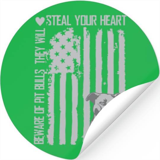 Pit Bull Gift For Dog Lover Stickers