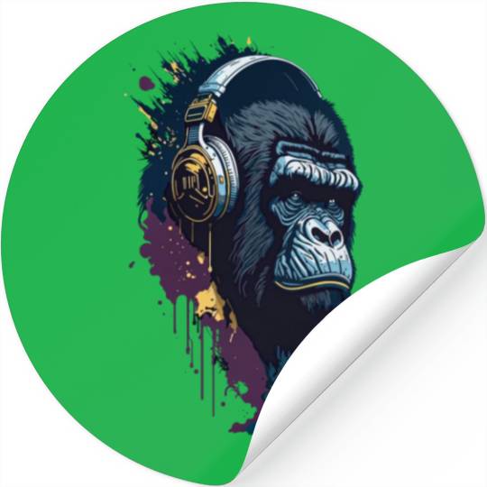 monkey sound Stickers