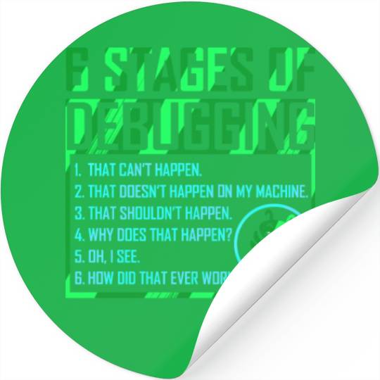 Programmer Funny Gift for Software Developers Stickers