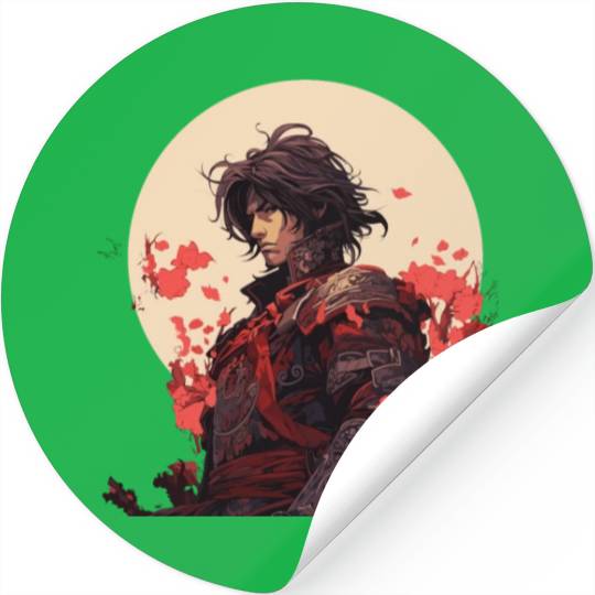 Brave Samurai Stickers