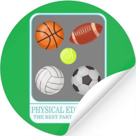 Physical Education Teacher Stickers, P.E. Physical