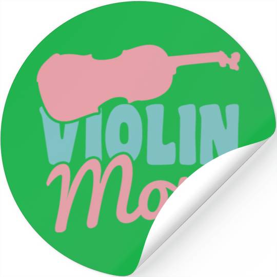 Violin Mommy Stickers