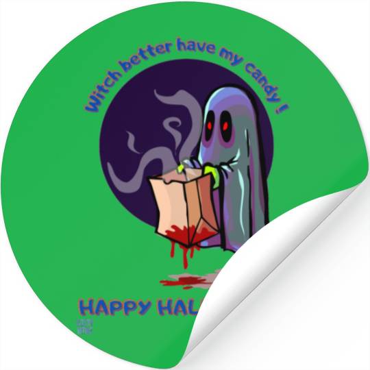 WITCH BETTER HAVE MY CANDY Stickers