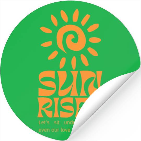 Sun Rises Stickers