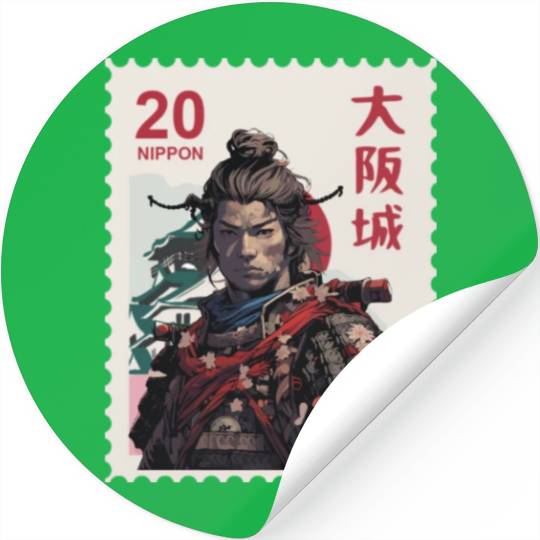 Brave Samurai Stickers