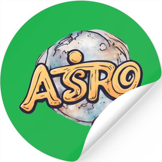 Astro rock Stickers