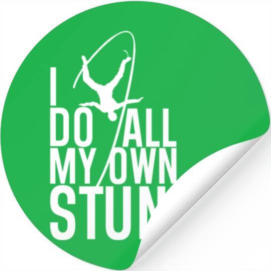 "I Do My Own Stunts" Daredevil Design Stickers