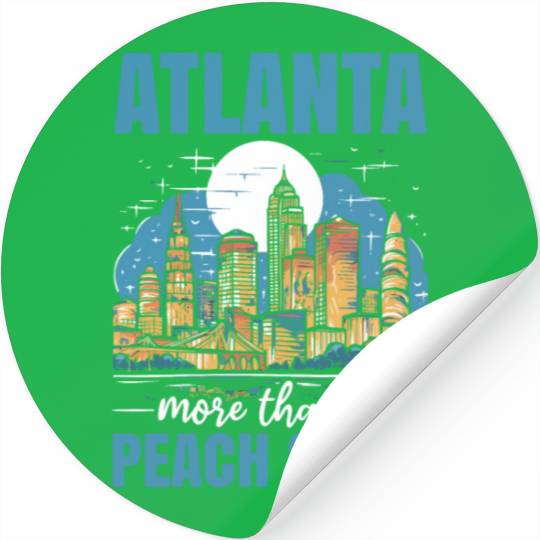 Atlanta City Georgia USA America United States Stickers