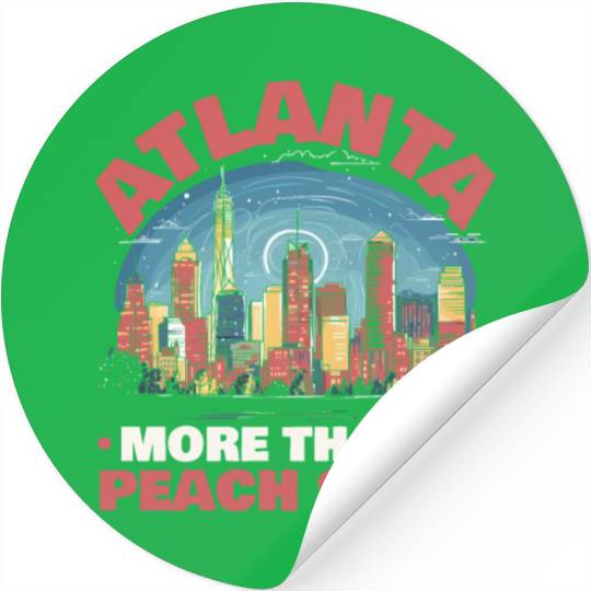 Atlanta City Georgia USA America United States Stickers