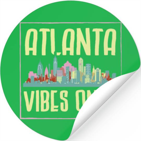 Atlanta City Georgia USA America United States Stickers