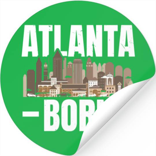 Atlanta City Georgia USA America United States Stickers