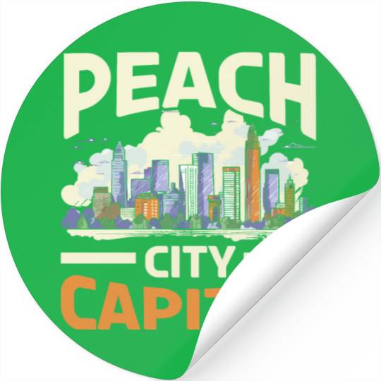 Atlanta City Georgia USA America United States Stickers