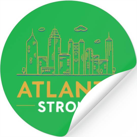Atlanta City Georgia USA America United States Stickers