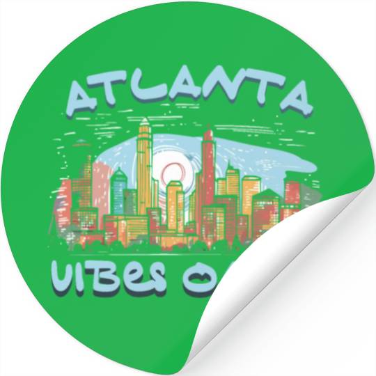 Atlanta City Georgia USA America United States Stickers