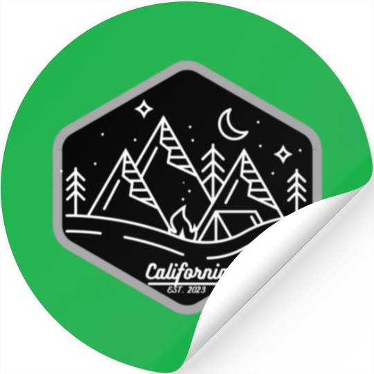 Midnight California Stickers