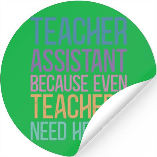 Teacher Assistant Stickers