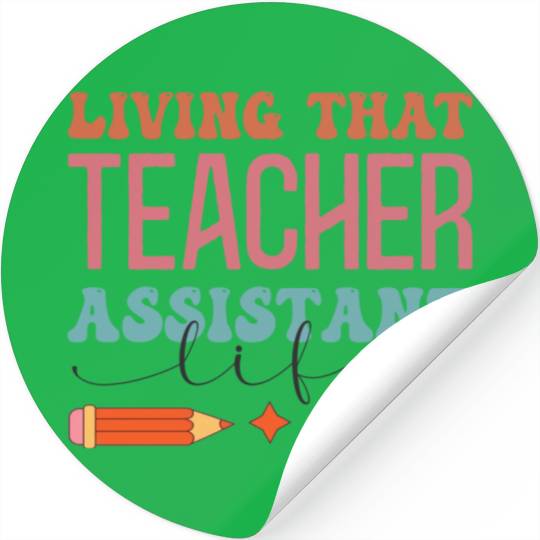 Teacher Assistant Stickers