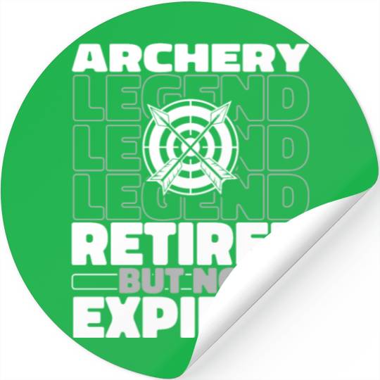 Archery Retired Stickers