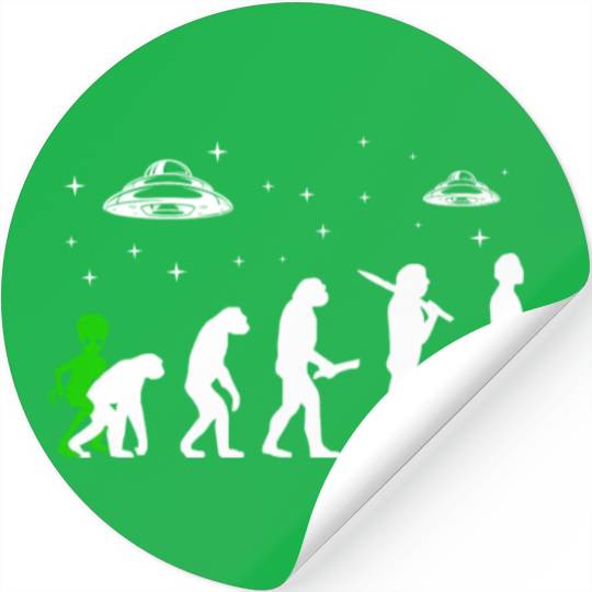 Alien, Aliens, UFO, UAP, Space Unknown Flight Stickers