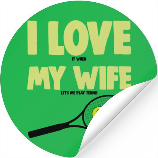 I love My Wife Stickers
