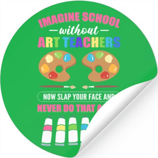 Art Teacher Drawing Art Education Back To School Stickers