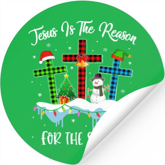 Jesus Is The Reason For The Season Christian Stickers