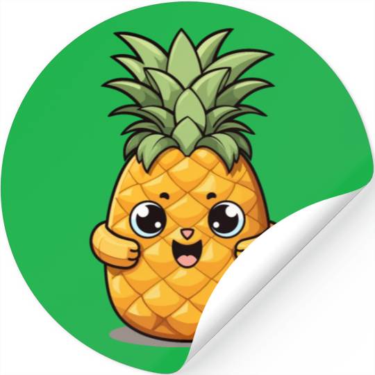 Cute Funny Pineapple Summer Kawaii Gift Stickers