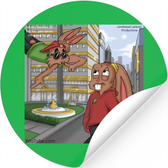 Eddie Cotton-tail Stickers