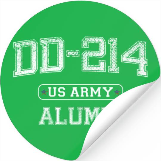 DD-214 US ARMY Vintage Stickers
