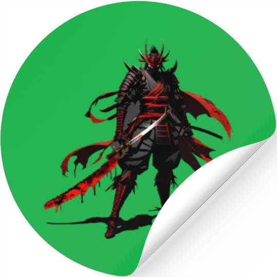 Anime Samurai Hero Stickers