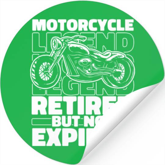 Motorcycle Retired Stickers