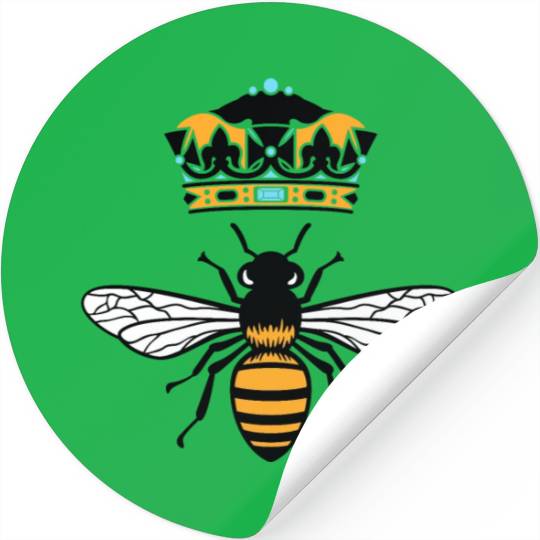 Queen Bee Crown Women Hive Beekeeping Bee Women Stickers