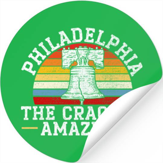 Philadelphia City Pennsylvania USA United States Stickers