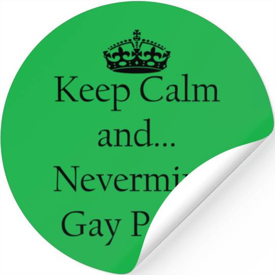 Nevermind Gay Panic Stickers